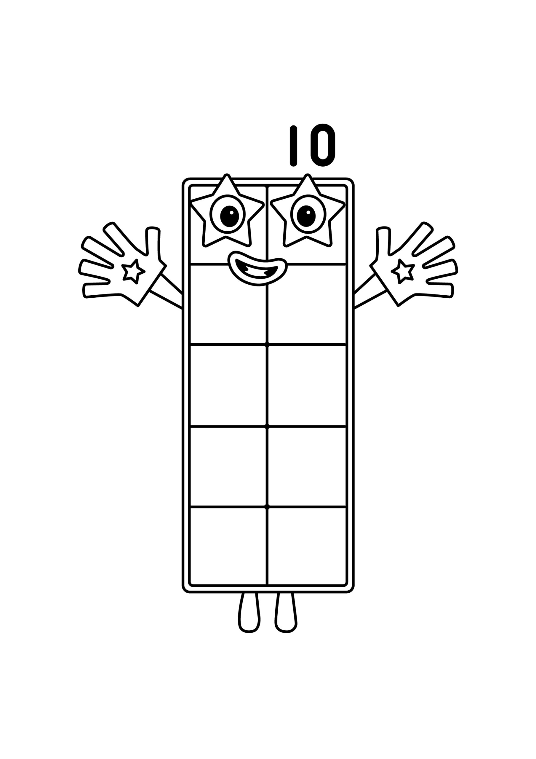 Number BLOCKS-10