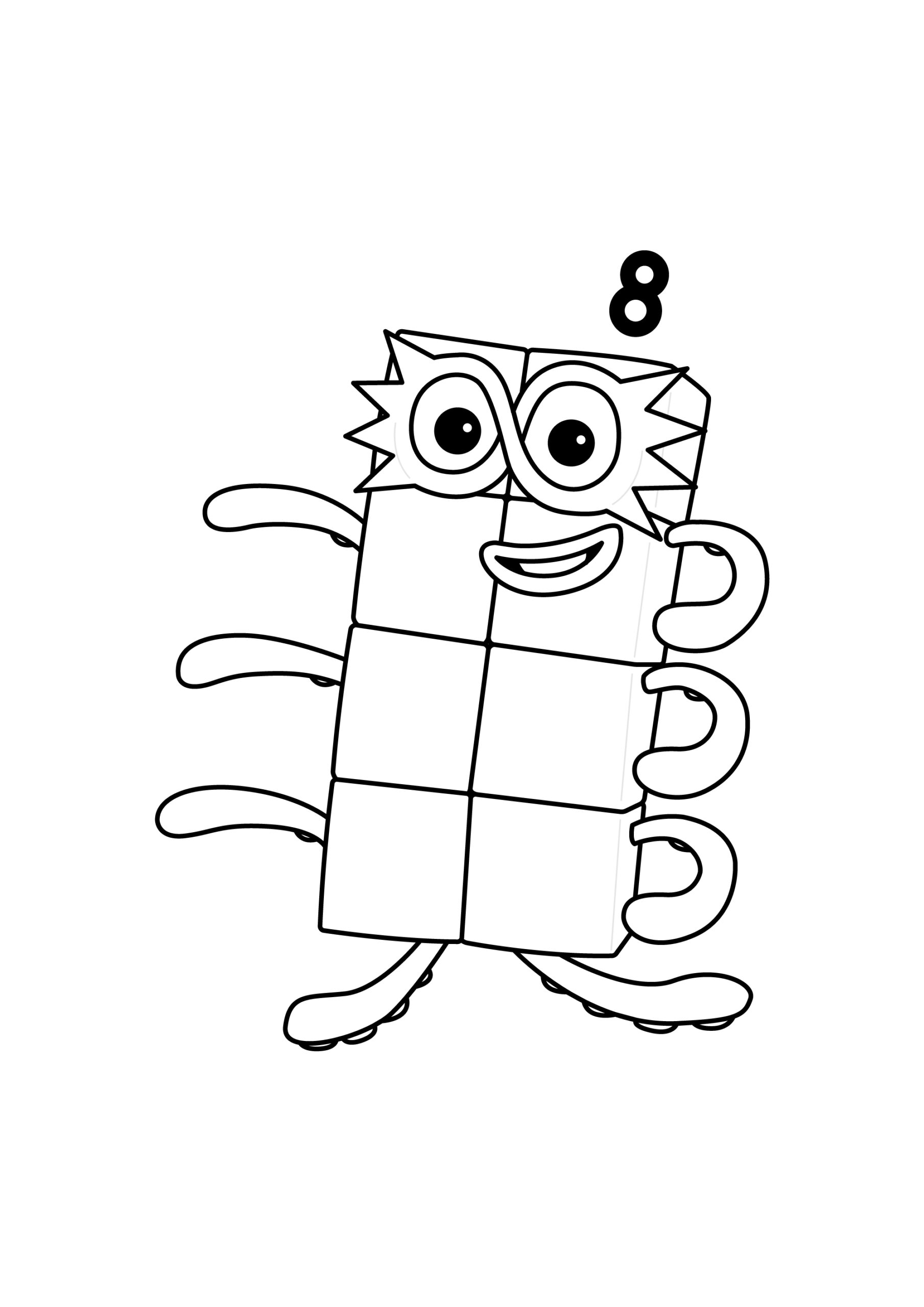 Number BLOCKS-8