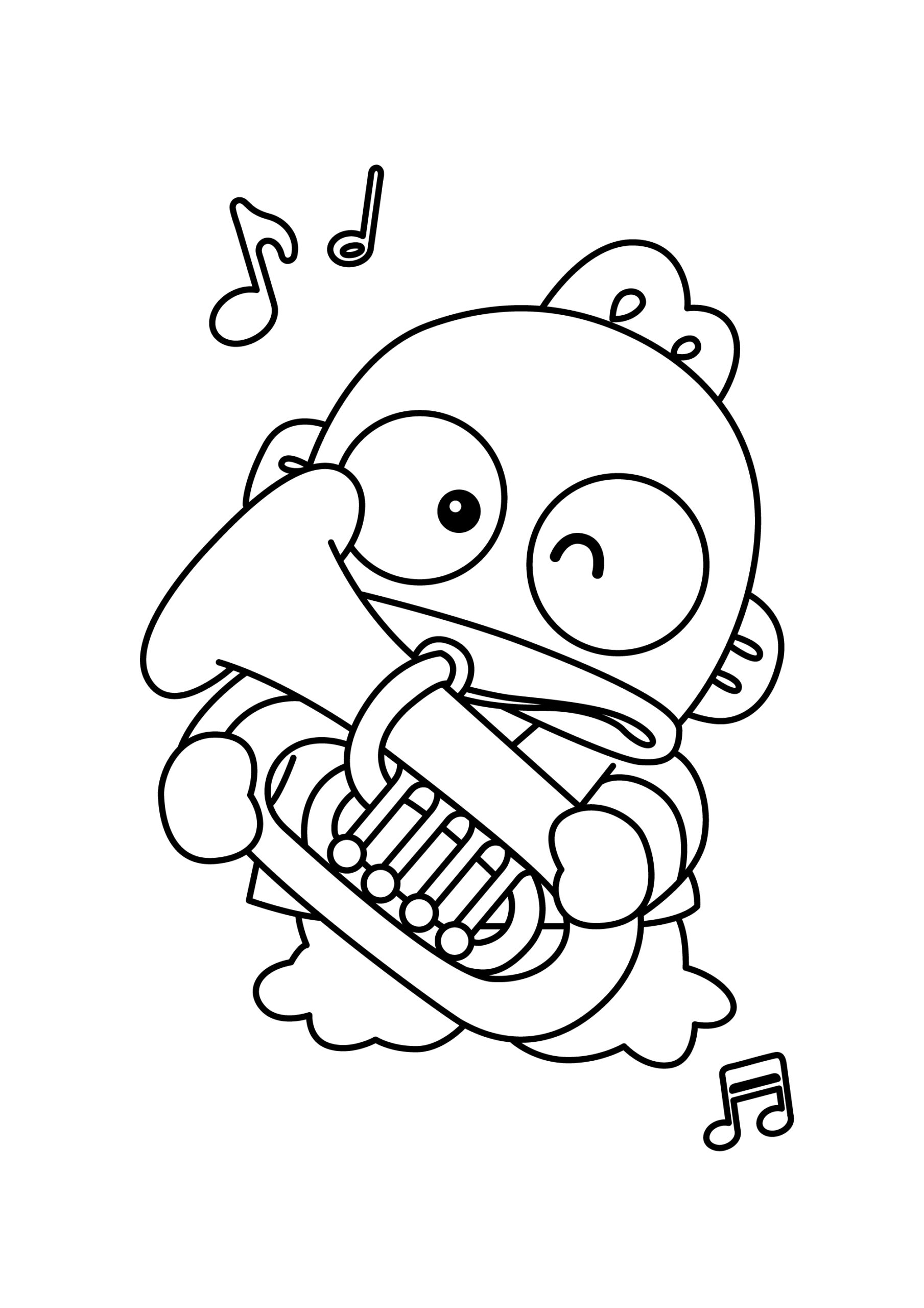 Sanrio characters-trumpet Hangyodon